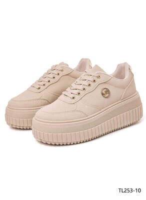 Buty sportowe damskie 7ATL253-10.KHAKI (36/41,12par)