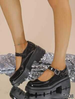 Balerinki damskie T608.BLACK (36/41,12par)