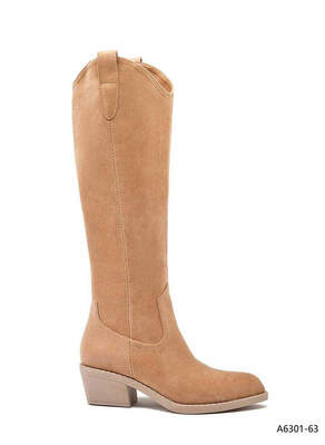 Kozaki damskie ocieplane 7AA6301-63.CAMEL (36/41,12par)