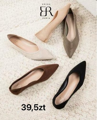 Balerinki damskie 333-338.KOLORDOWYBORU (36/41,12par)