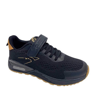 Buty sportowe chłopięce 5AEC266.BLACK/GOLD (32/37,12par)