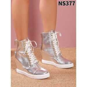 Botki damskie    7ANS377.SILVER    (36/41,12par)