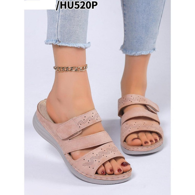 Klapki damskie HU520.PINK (36/41,12par)