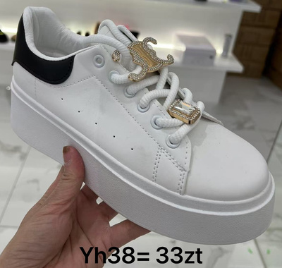 Buty sportowe damskie 7AYH38.WHITE (36/41,12par)
