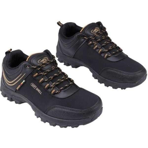 Buty sportowe męskie AM04-1.BLACK/CAMEL (41/46,8par)