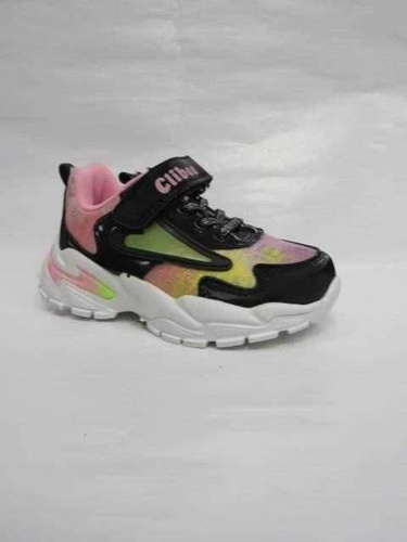 Buty sportowe dziewczęce 3AE86.BLACK/PINK (27/32,12par)