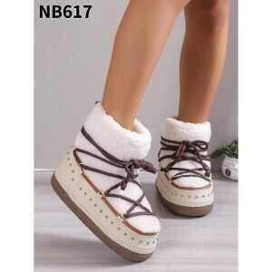Botki damskie   7ANB617.BEIGE     (36/41,12par)