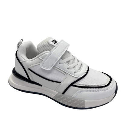 Buty sportowe chłopięce  5ALC970.WHITE/BLACK  (32/37,12par)