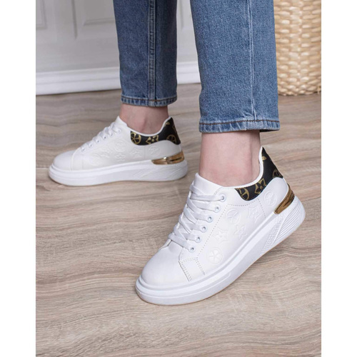 Buty sportowe damskie MK668.WHITE/GOLD (36/41,12par)