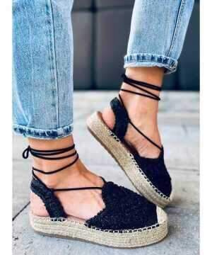 Sandały damskie 7AHA-1141.BLACK (36/41,12par)