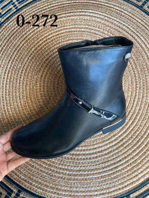 Botki damskie ocieplane   7A0-272.BLACK   (36/41,12par)