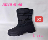 Botki męskie   9AA1149.BLACK  (41/46,12par)