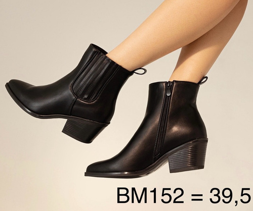 Botki damskie BM152.BLACK (36/41,12par)