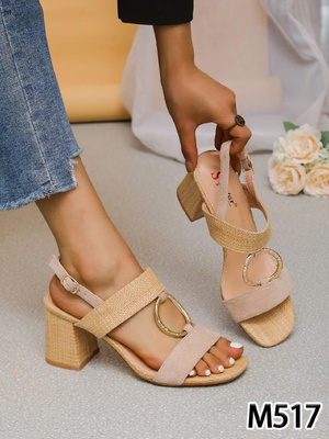 Sandały damskie 7AM514.KHAKI  (36/41,12par)