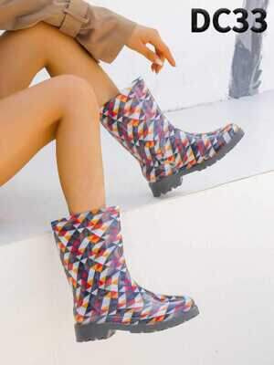 Kalosze damskie DC33.BLUE (36/41,12par)