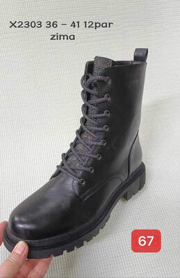 Botki damskie 7AX2303.BLACK (36/41,12par)