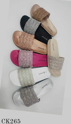Klapki damskie 7ACK265.WHITE (36//41,12par)