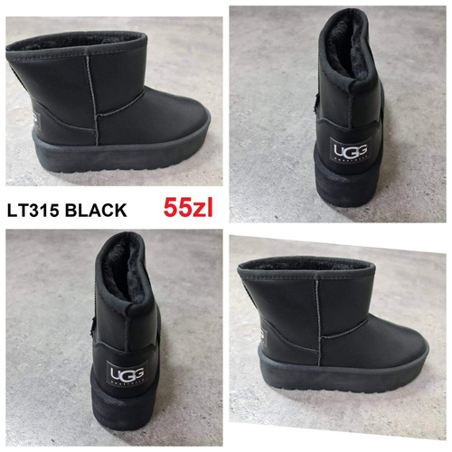 Botki damskie ocieplane LT315.BLACK (36/41,12par)