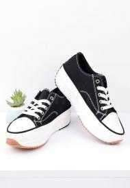 Trampki damskie B78-1.BLACK (36/41,12par)