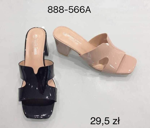 Klapki damskie 888-566A.KOLORDOWYBORU (36/41,12par)