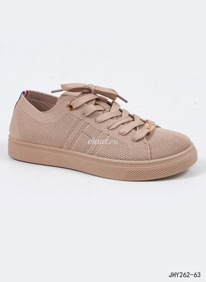 Trampki damskie 7AJHY262-63.KHAKI (36/41,12par)