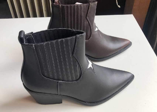 Botki damskie 7A1539.BLACK, BROWN (36/41,12par)