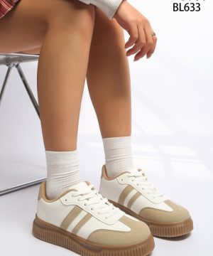 Buty sportowe damskie  7ABL633.BEIGE (36/41,12par)