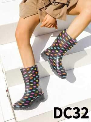 Kalosze damskie DC32.BLACK (36/41,12par)