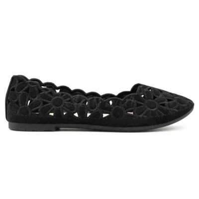 Balerinki dziewczęce 5AF27C-1.BLACK (31/36,12par)