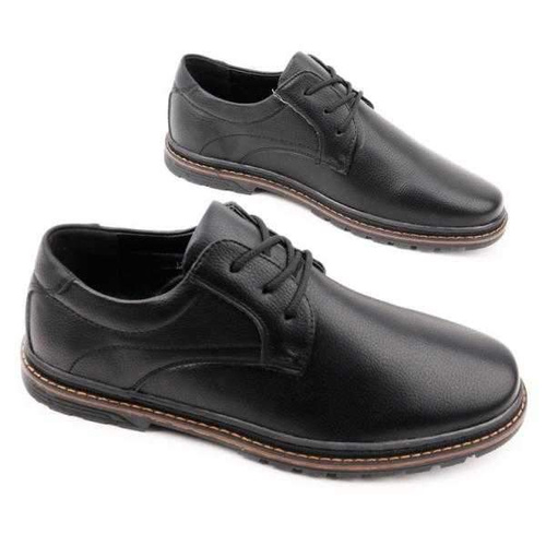 Półbuty męskie AB132-1.BLACK/BROWN (40/45,12par)