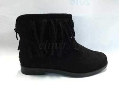 Botki dziewczęce 5AC8802-1.BLACK (31/36,8par)