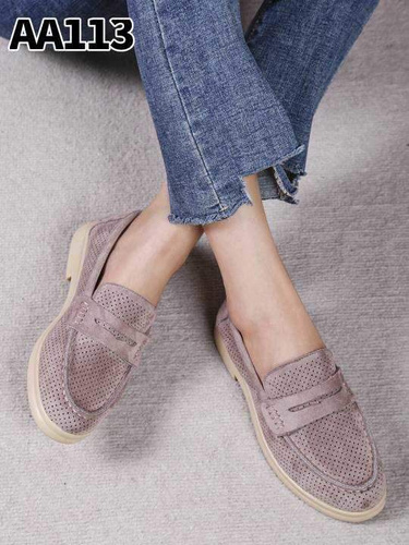 Balerinki damskie 7AAA113.KHAKI (36/41,12par)