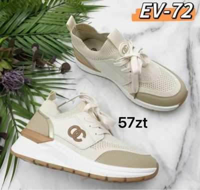 Buty sportowe damskie 7AEV-72.KHAKI (36/41,12par)
