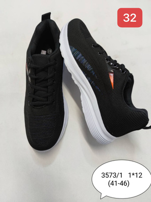 Buty sportowe męskie 3573-1.BLACK (41/46,12par)