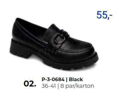 Półbuty damskie 7AP-3-0684.BLACK (36/41,8par)