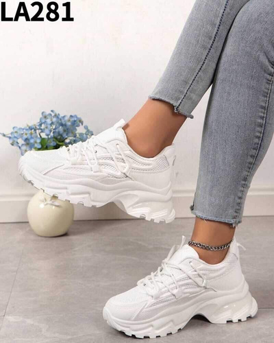 Buty sportowe damskie LA281.WHITE (36/41,12par)