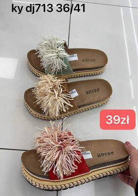 Klapki damskie 7ADJ713.KOLORDOWYBORU (36/41,12par)