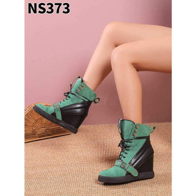 Botki damskie nieocieplane  7ANS373.GREEN  (36/41,12par)