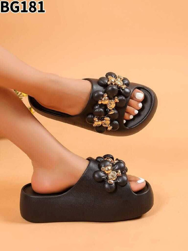 Klapki damskie 7ABG181.BLACK (36/41,12par)