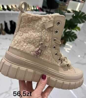 Botki damskie 7APC207.KHAKI (36/41,12par)