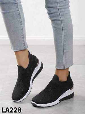 Buty sportowe damskie 7ALA228.BLACK (36/41,12par)