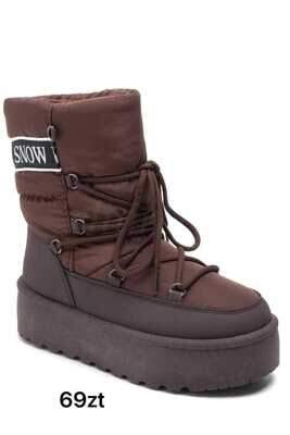 Botki damskie 7A7530.BROWN (36/41,12par)