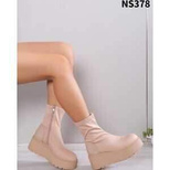 Botki damskie  7ANS378.KHAKI   (36/41,12par)