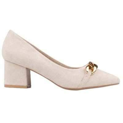 Czółenka damskie 7ASY42M-9.BEIGE (36/41,12par)