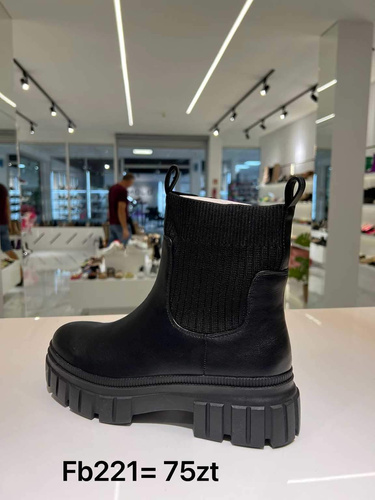 Botki damskie  7AFB221.BLACK  (36/41,12par)