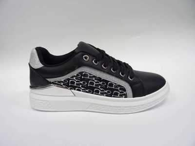 Buty sportowe damskie 7A3455-1.BLACK/SILVER (36/41,12par)