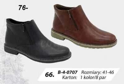 Trzewiki męskie  9AB-4-0707.KOLORDOWYBORU  (41/46,12par)