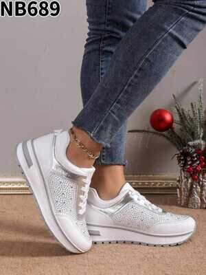 Buty sportowe damskie 7ANB689.WHITE (36/41,12par)