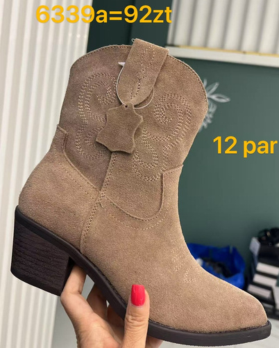 Botki damskie 6339A.KOLORDOWYBORU (36/41,12par)