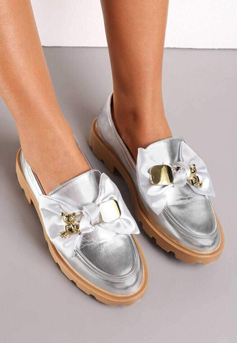 Balerinki damskie 7A8026.SILVER (36/41,12par)